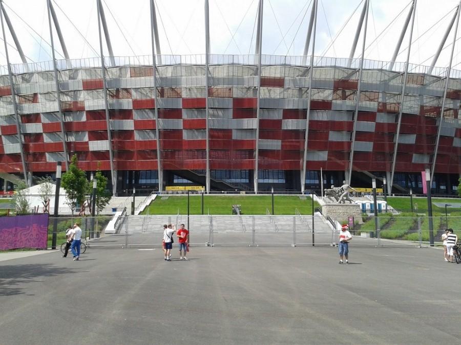Stadion Narodowy 8 godzin przed meczem
