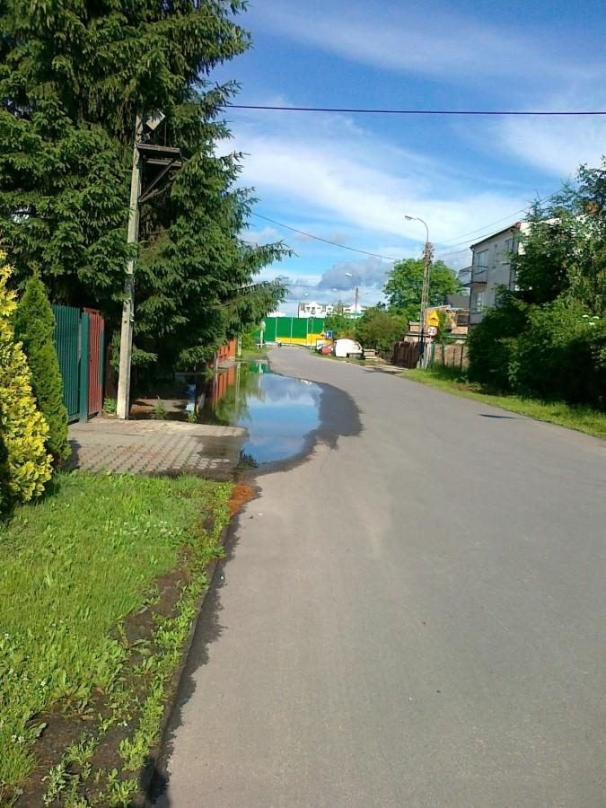 Do południa mocno padało