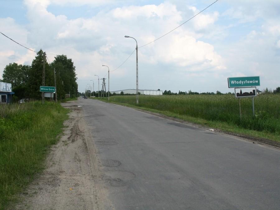 ulica Żwirowa na granicy Wilczej Góry i Władysławowa
