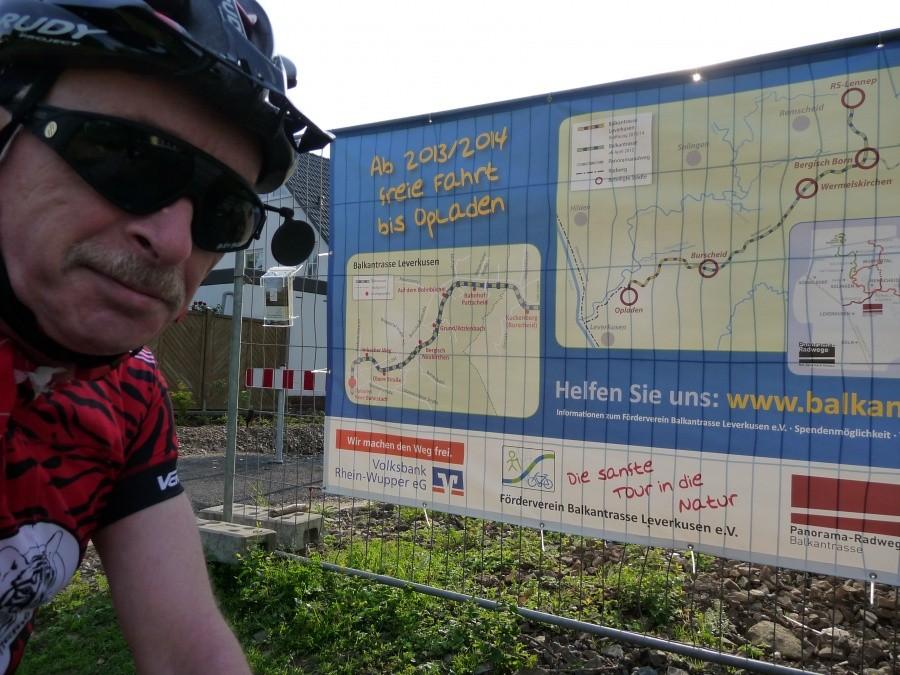 Balkantrasse Lennep-Leverkusen Tour - roboczy koniec trasy