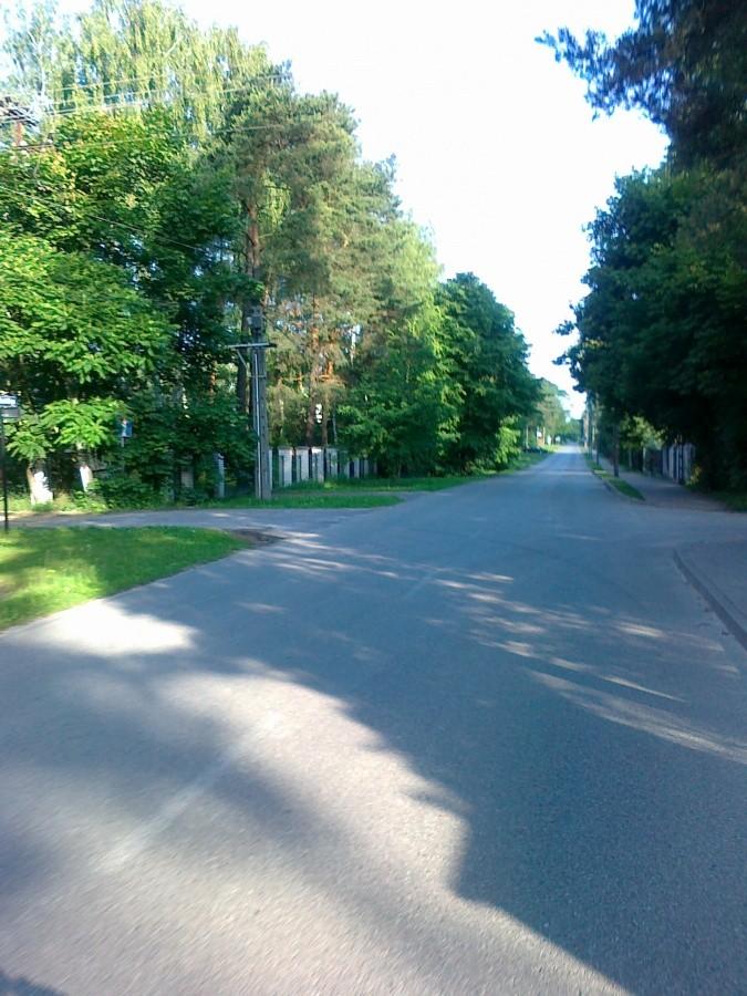 Bardzo ładna droga w Izabelinie