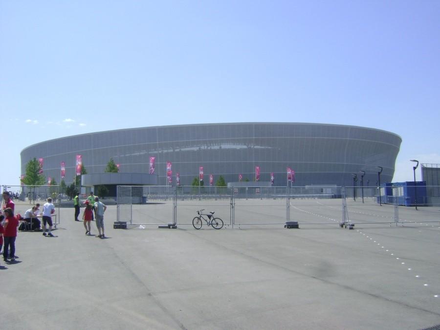 Stadion gotowy na mecz - ujęcie 1