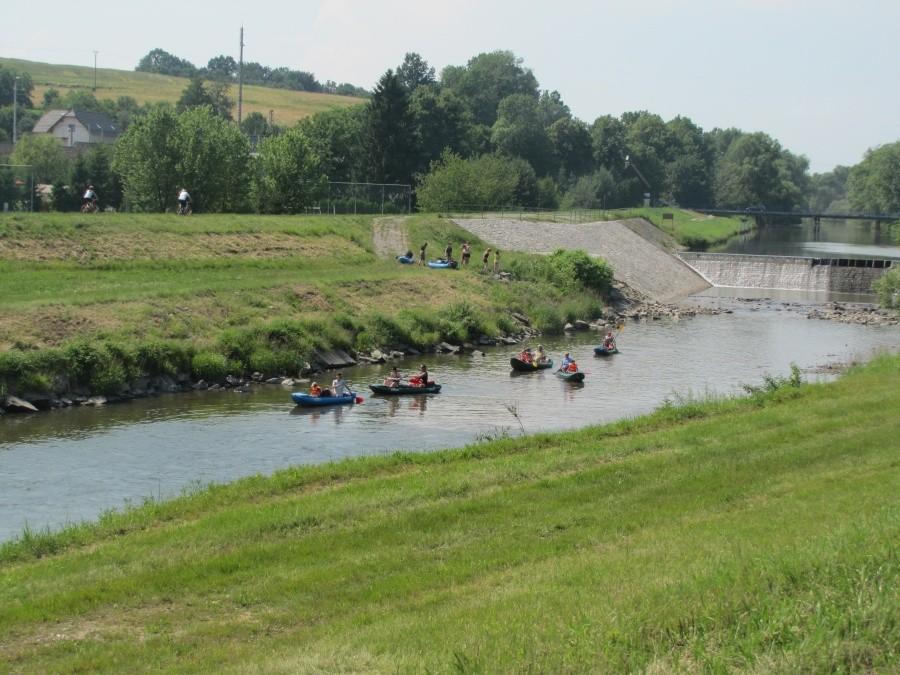 spływ rzeką Opavą