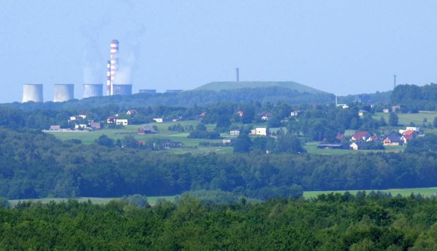 Widok z hadły w Kostuchnie w kierunku Łazisk
