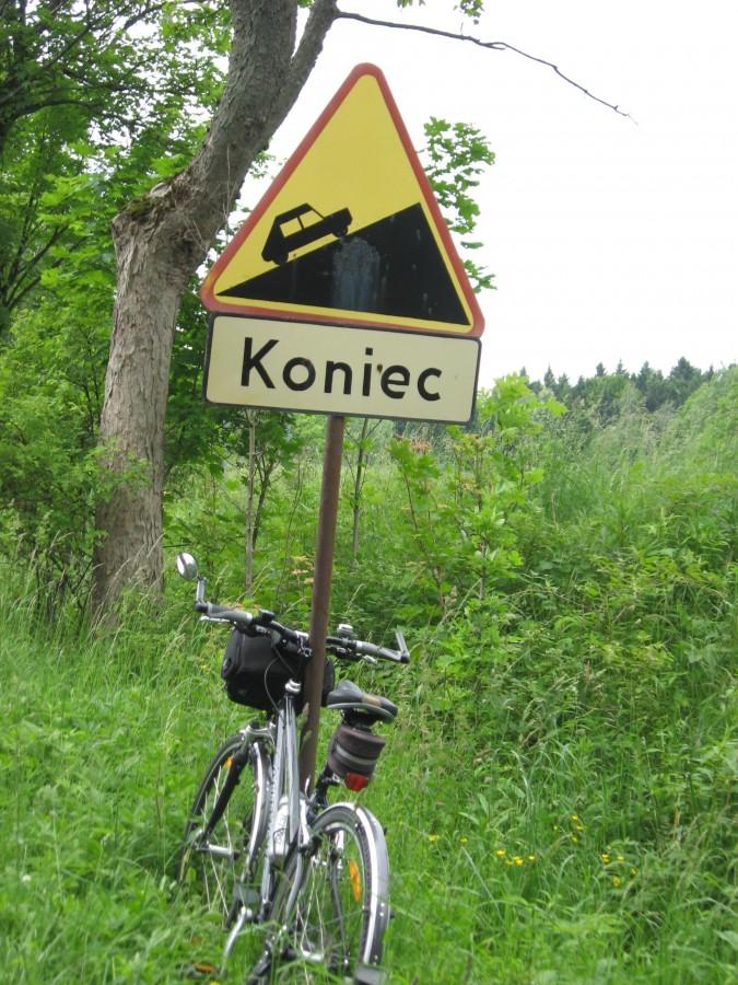 Koniec wspinaczki przez Łężyce