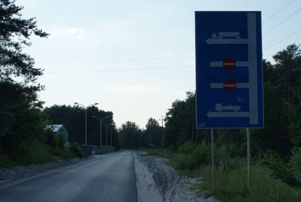 znaki na kopalni Biała Góra