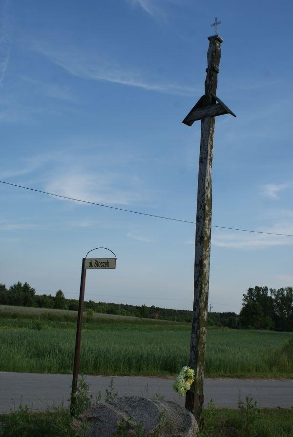 krzyż - identyczny stoi w miejscu Objawienia się św. Anny, kawałek na północ od tego miejsca