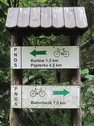 I już zielonym szlakiem do batorówka