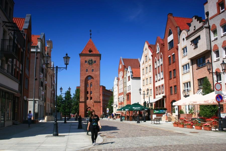 Elbląg- w centrum Brama Targowa
