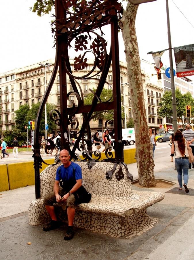Barcelona ławka Gaudiego