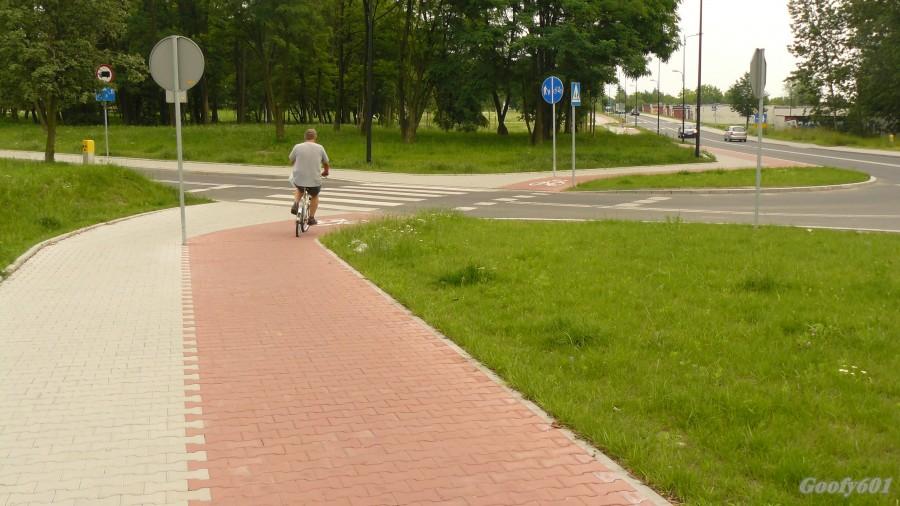 Infrastruktura rowerowa w Łabędach.