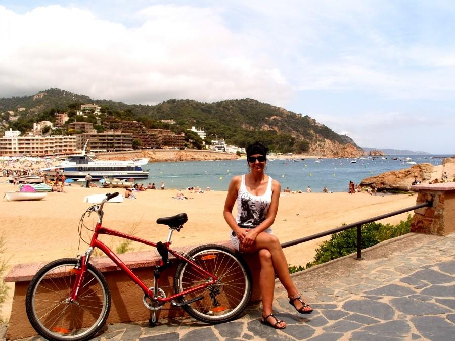 Widok na plażę w Tossa de Mar