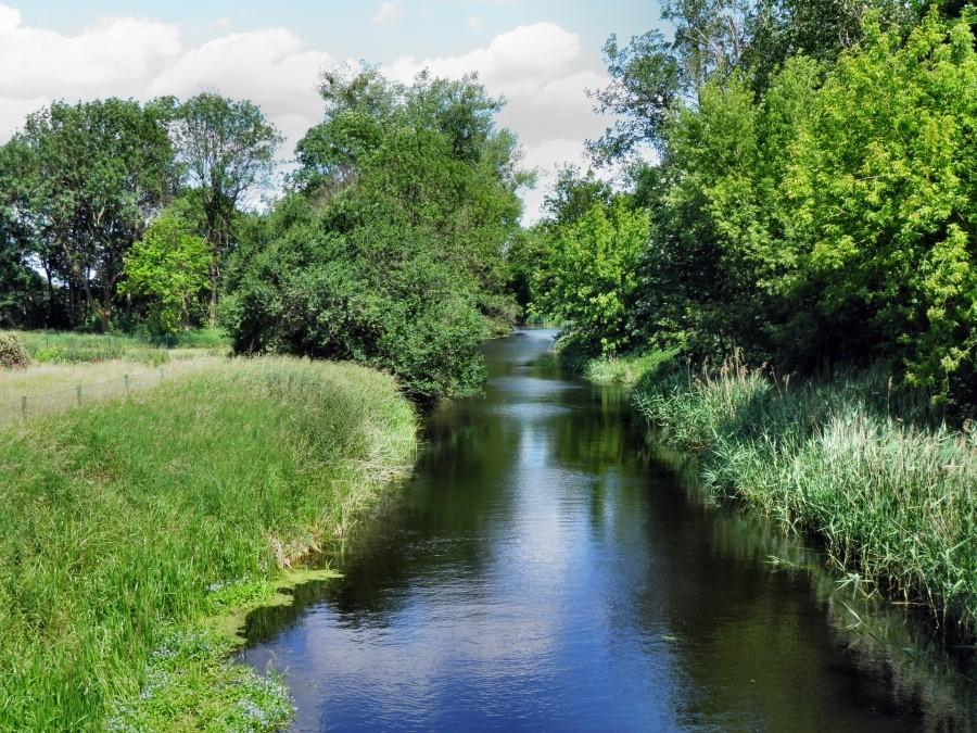 Rzeka Randow, kiedyś graniczna - warto poczytać o niej w necie.
