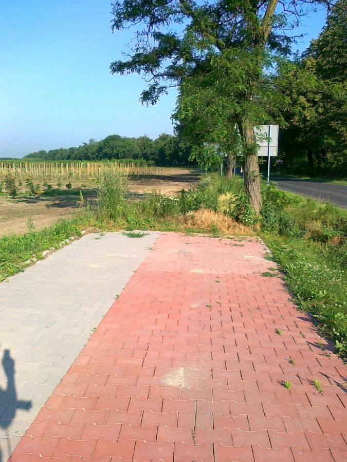 Ścieżka rowerowa w Strzykułach kończy się jak zwykle u nas..