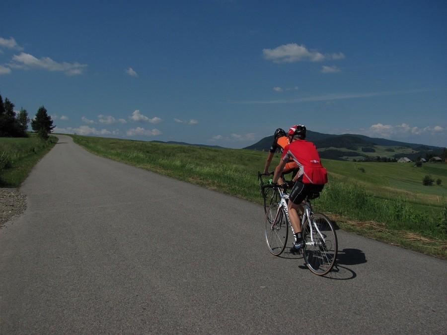 Podjazd w stronę kulminacji w Wawrzce