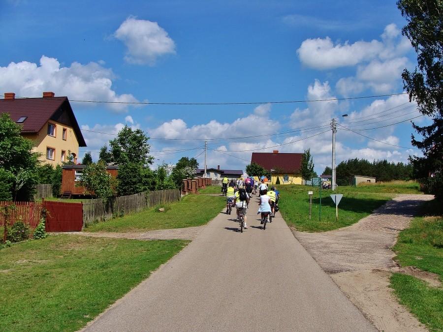 Na trasie rajdu.