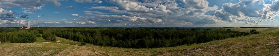 Widok z hałdy w Sośnicy - inny kierunek
