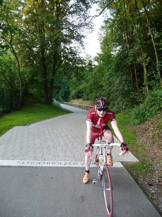 Aprath-Werden Panoramaradweg - koniec trasy w Essen Kettwig