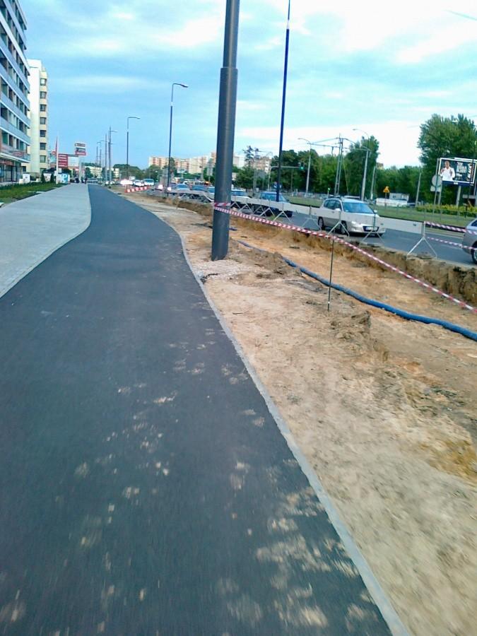 Nowa nawierzchnia ścieżki dla rowerów