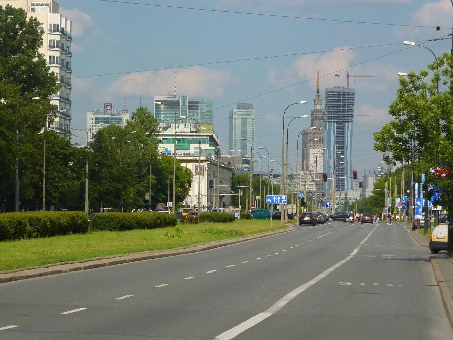 Warszawa rośnie. Widok na Śródmieście z Woli