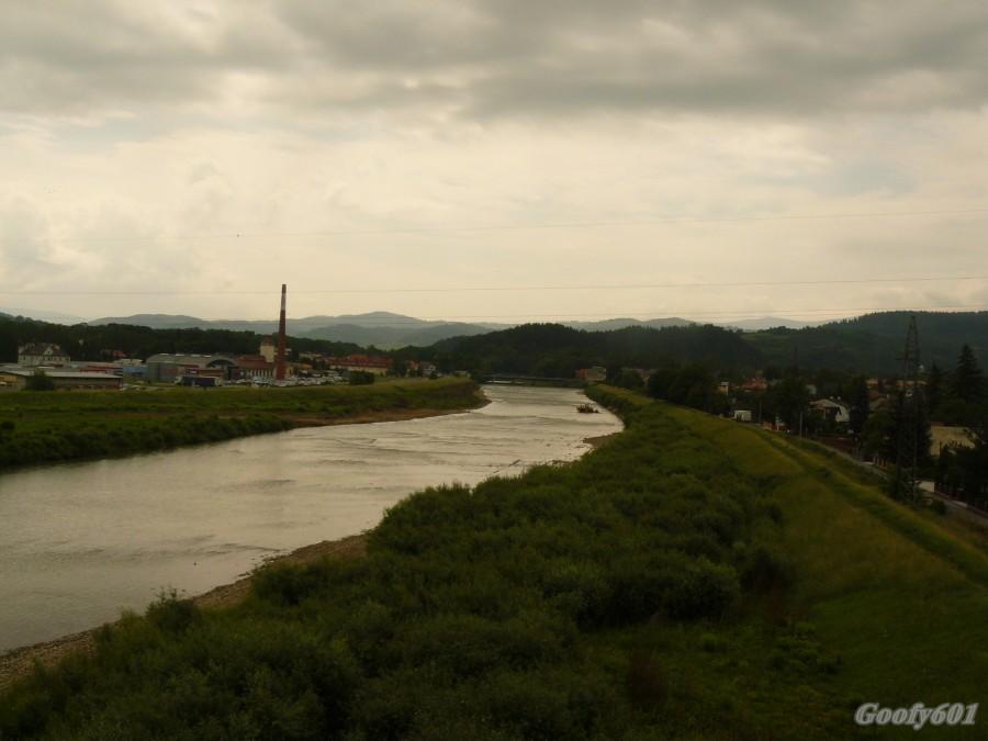 Widok na Żywiec i Sołę (stary most)