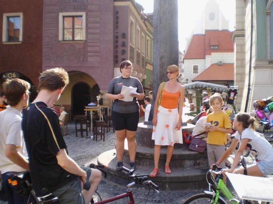 Z lewej Organizatorka Poznańskiej Masy