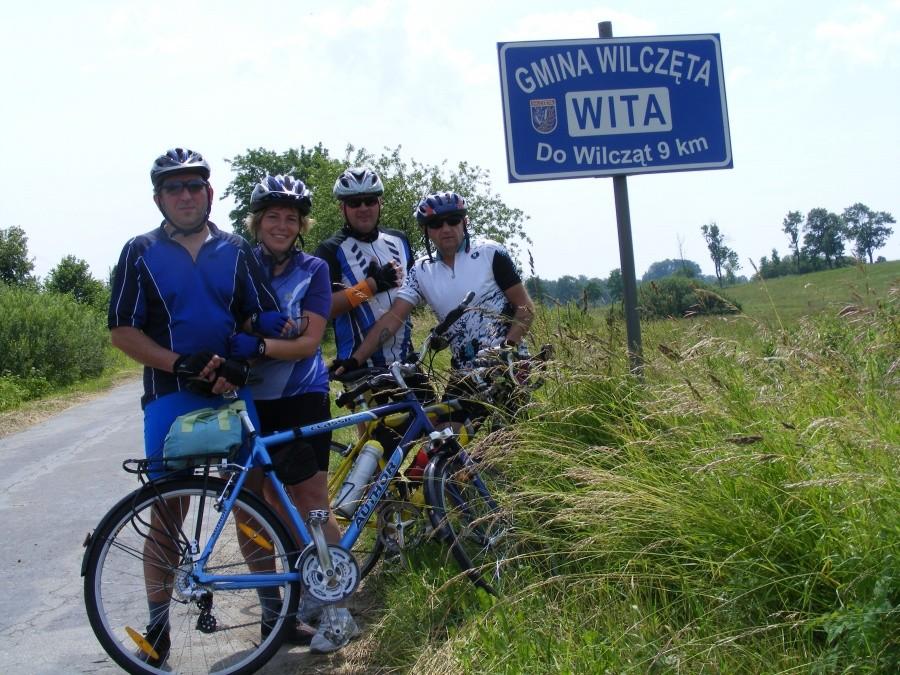Wjazd do gminny Wilczęta