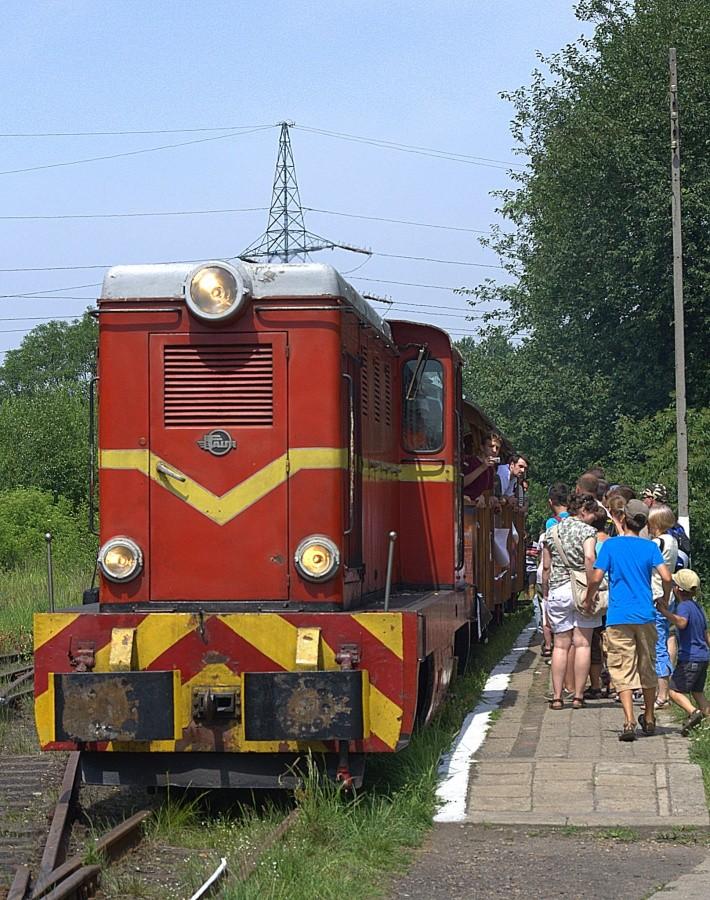 Wjazd pociągu na stację