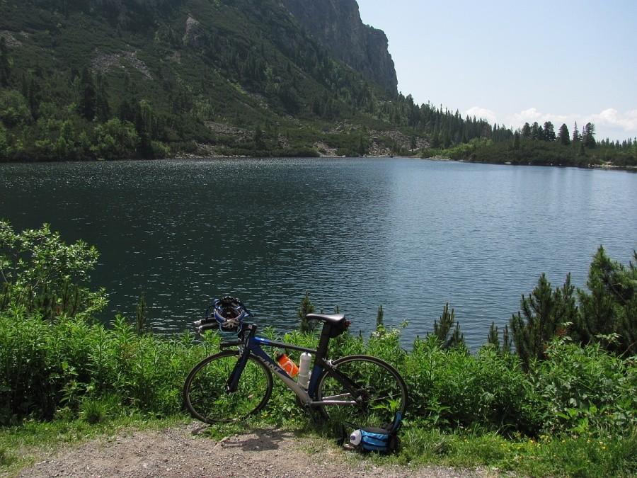 Popradske pleso, prawie 1500m npm