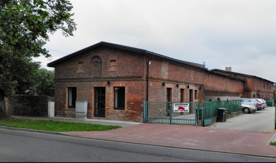 Odnowiony budynek gospodarczy - rocznik 1891 - w Wołczkowie.
