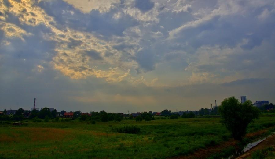 Widok z hałdy w Halembie