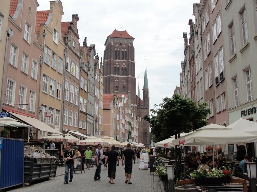 w tle Kościół Mariacki