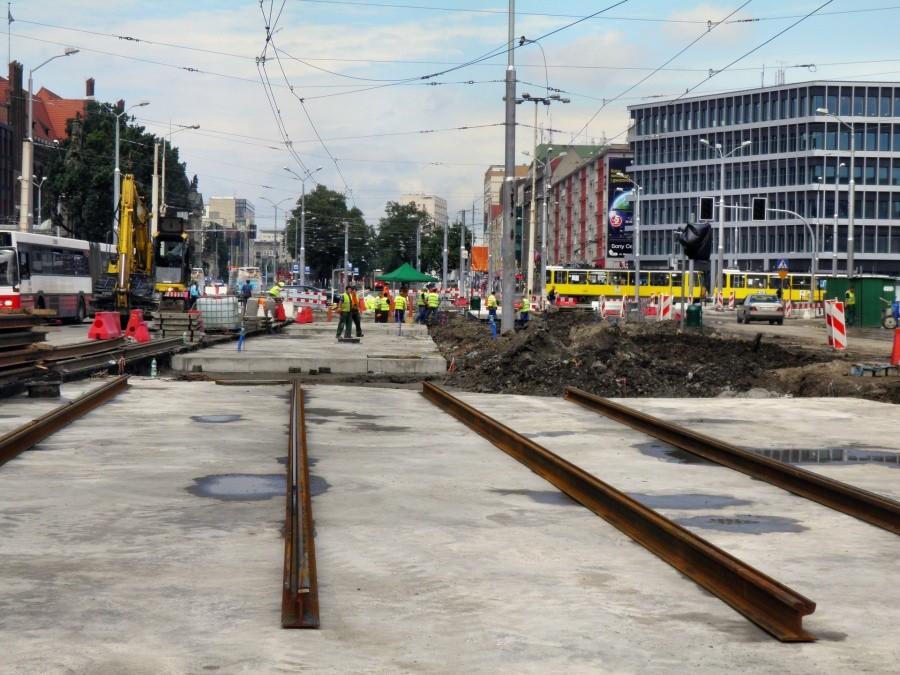 Tak wyglądał teren przy Bramie Portowej w popołudniową sobotę 7 lipca 12 r.