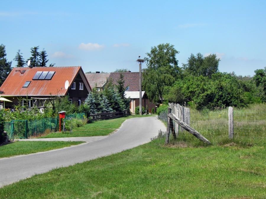 Do kolekcji bocianich gniazd dodaję gniazdo z Plöwen .