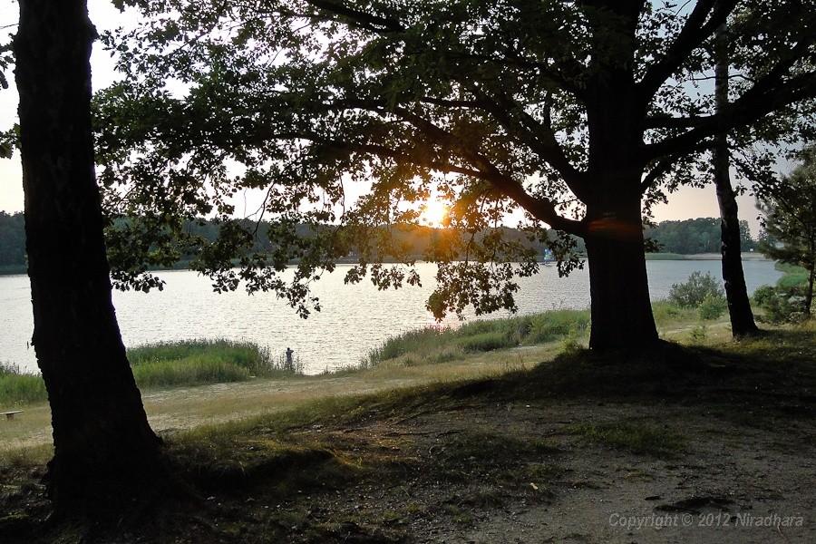najpiękniej jest nad jeziorkiem