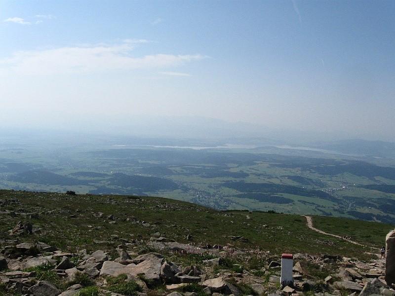 Widok na zbiornik Orawski.