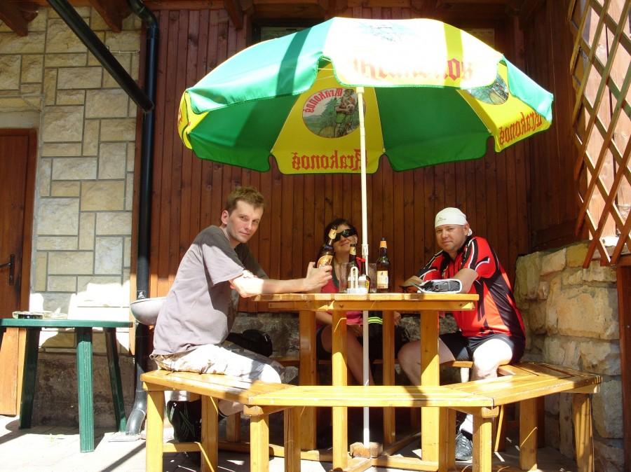 I następny krótki odpoczynek w Machovie, uśmiechy są to wszystko jest OK.