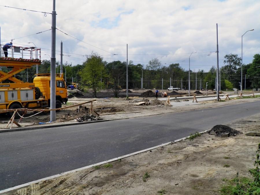 Pętla linii tramwajowej nr 3 pod Lasem Arkońskim - 10 lipca 12 r.