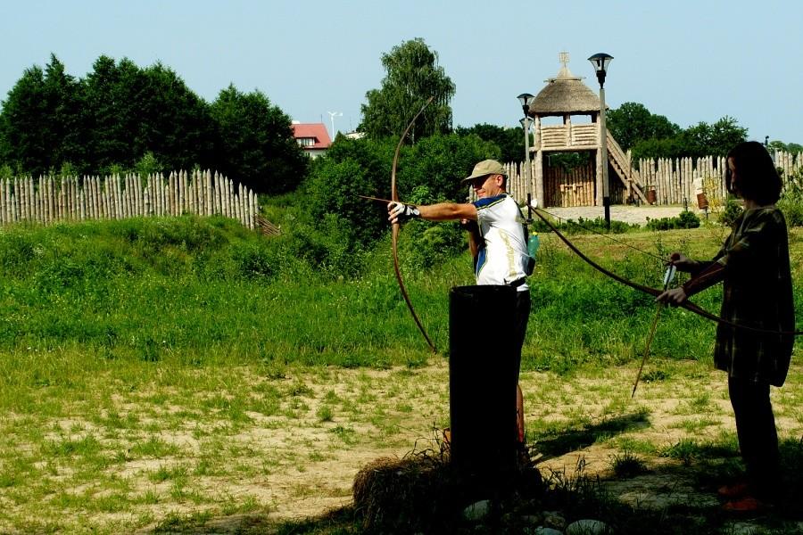 Tor łuczniczy w Faktorii w Pruszczu Gdańskim
