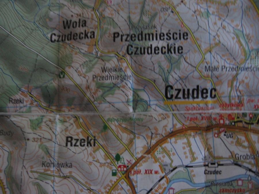 Mapka, Rzeki nieistniejąca miejscowość
