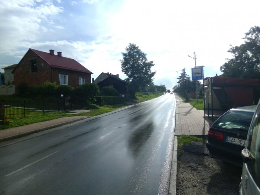 Łosień - Słoneczko suszy mokre asfalty