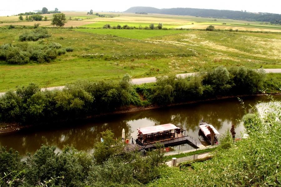 Przystań z gondolami w Gniewie