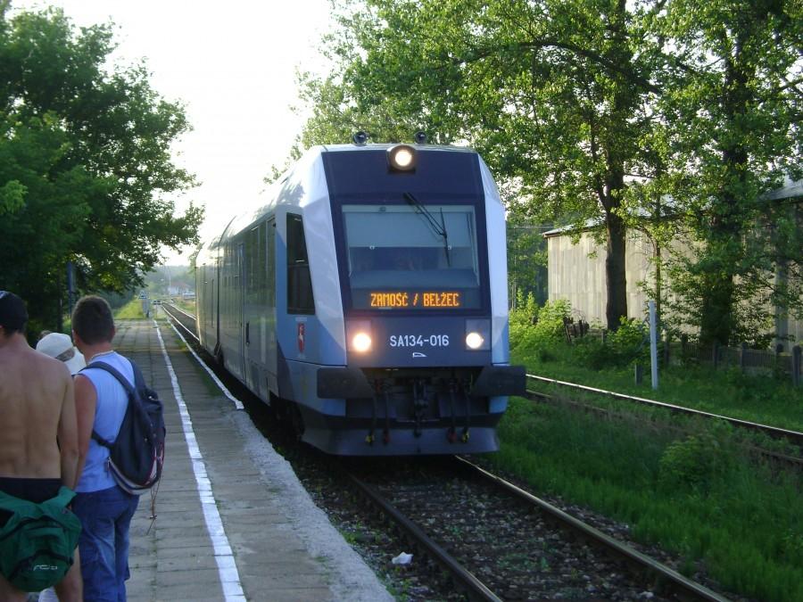 SA134-016 uchwycony na stacji Zwierzyniec