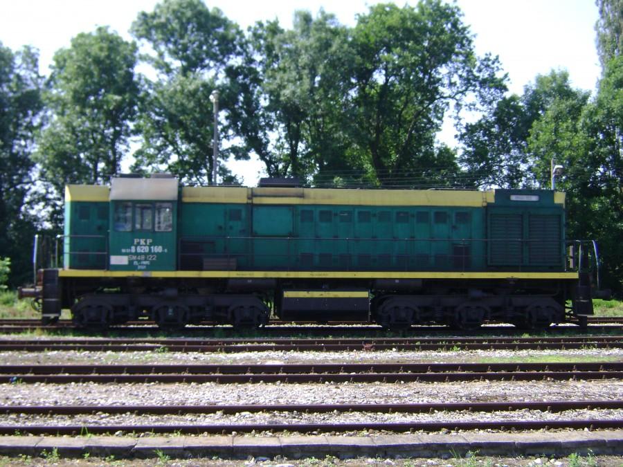 SM48-122 uchwycona na stacji Zamość