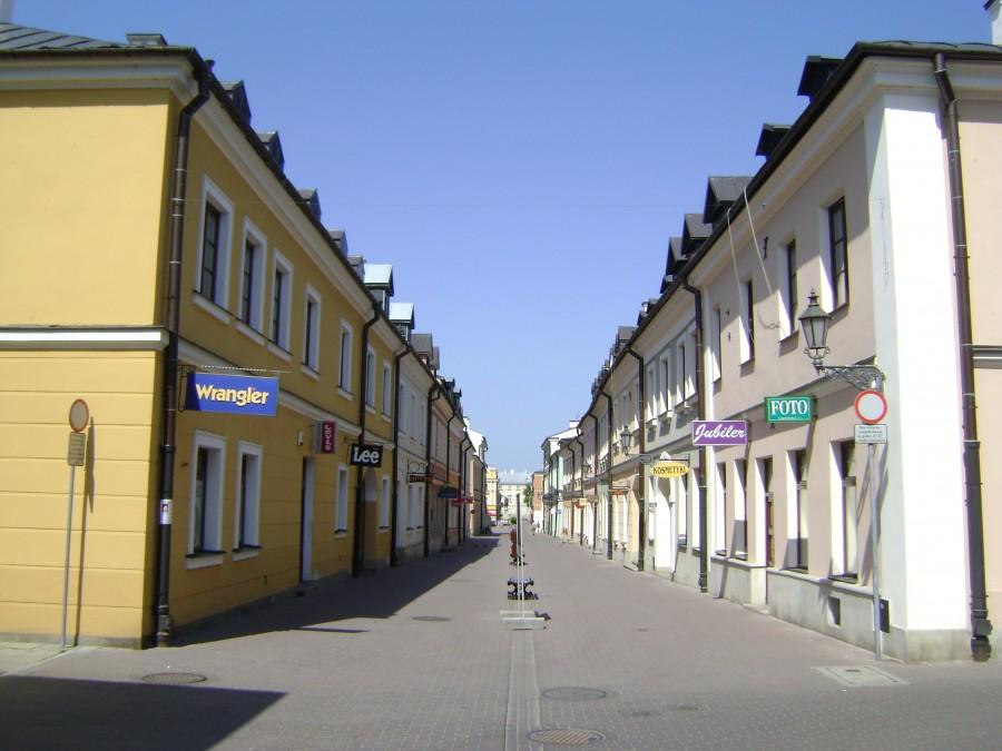 Całkiem ładne uliczki starówki zamojskiej
