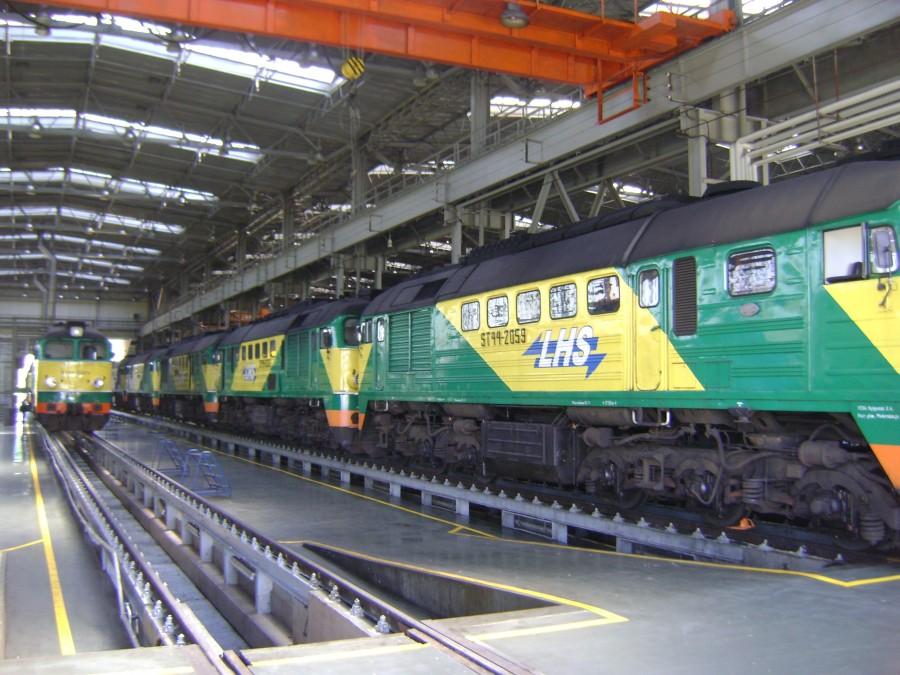 ST44 w hali LHS-u na Zamość Bortatycze