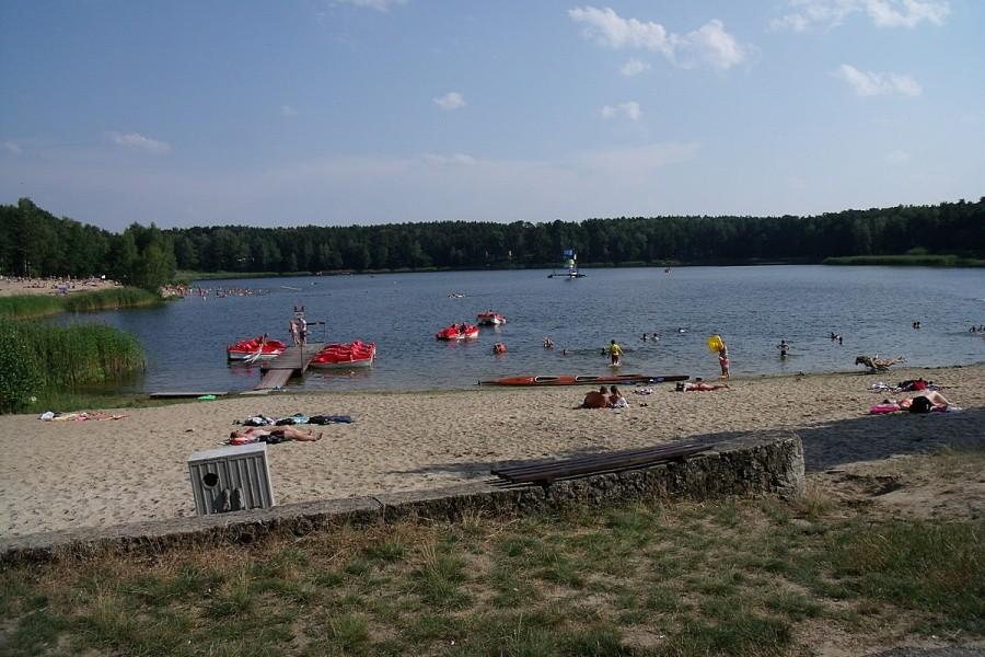 Jezioro średnie w Turawie
