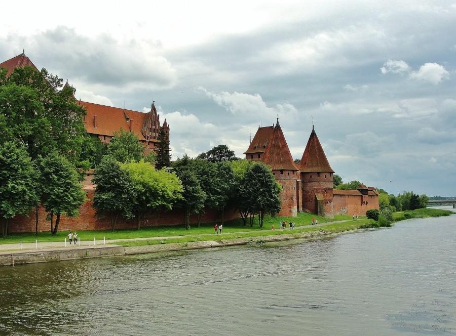 Malbork od strony Nogatu.