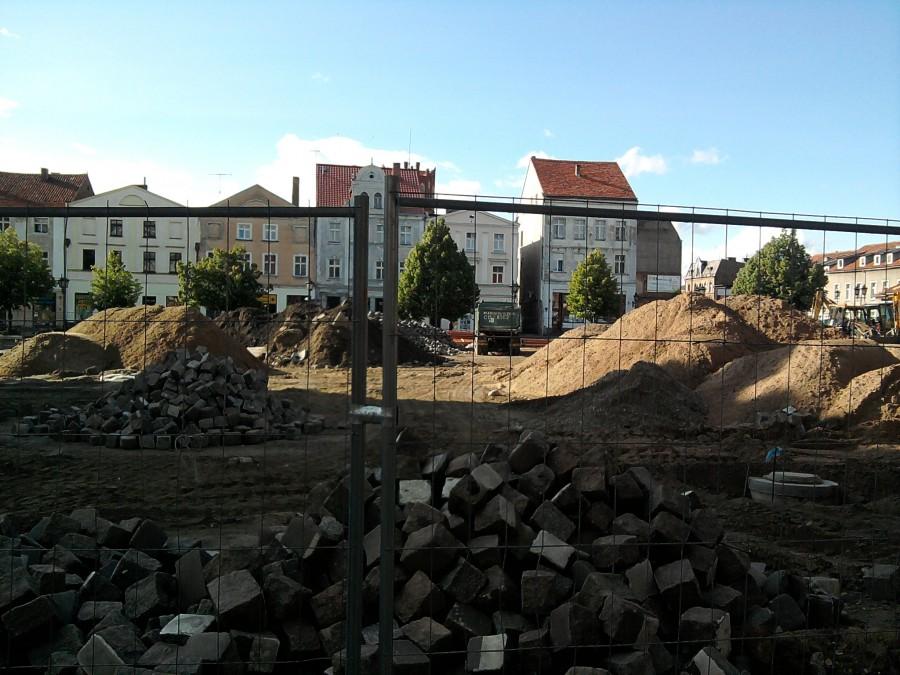 Remont płyty chełmińskiego rynku