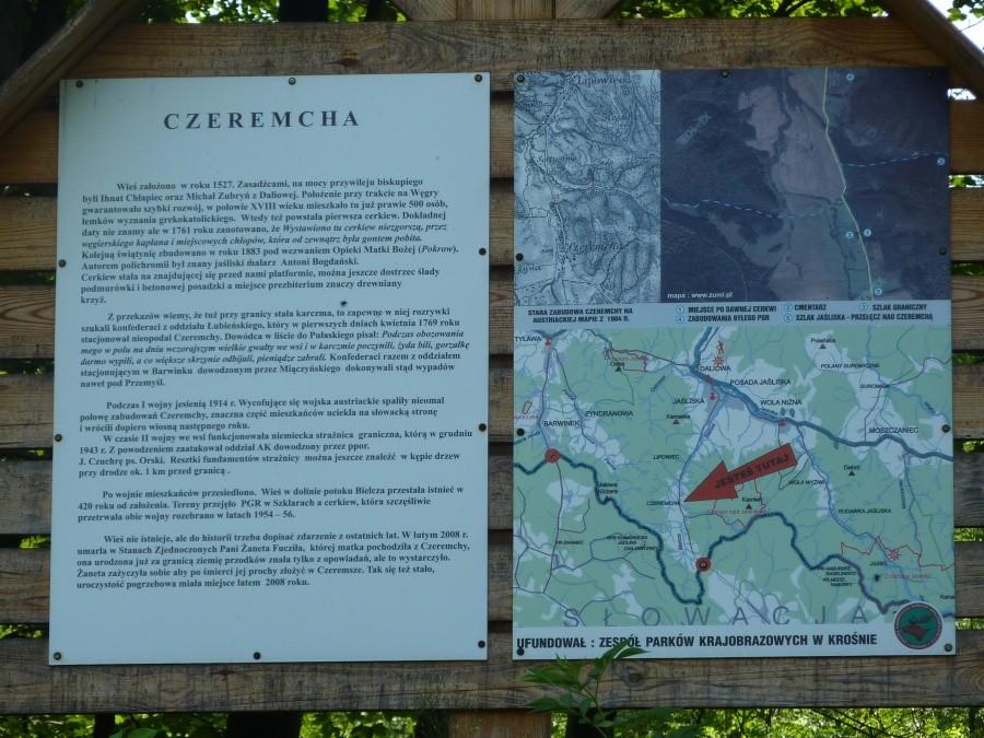 Czeremcha - jedna ze zlikwidowanych wiosek w Beskidzie Niskim